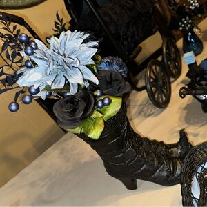 Witch boot floral arrangement